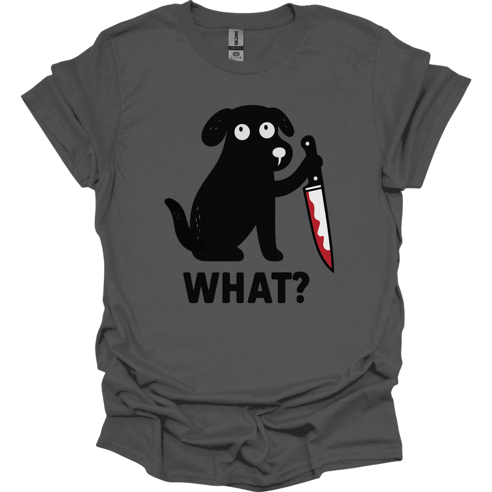What Dog T-Shirt - Charcoal
