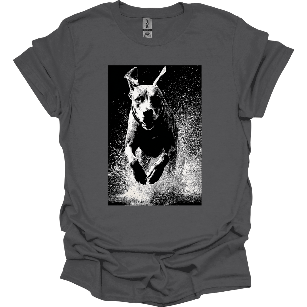 Rhodesian Ridgeback - Puddle Dog T-Shirt - Charcoal