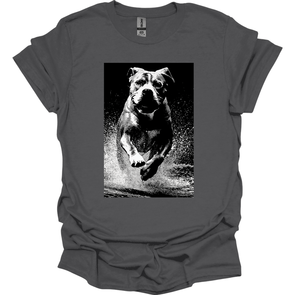 Mastiff - Puddle Dog T-Shirt - Charcoal