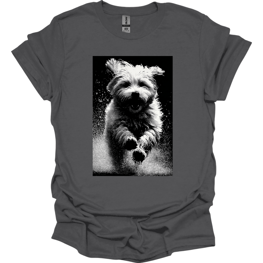 Havanese - Puddle Dog T-Shirt - Charcoal