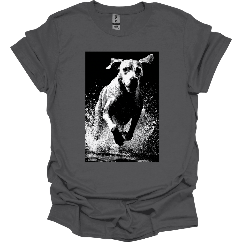 Bracco Italiano - Puddle Dog T-Shirt - Charcoal