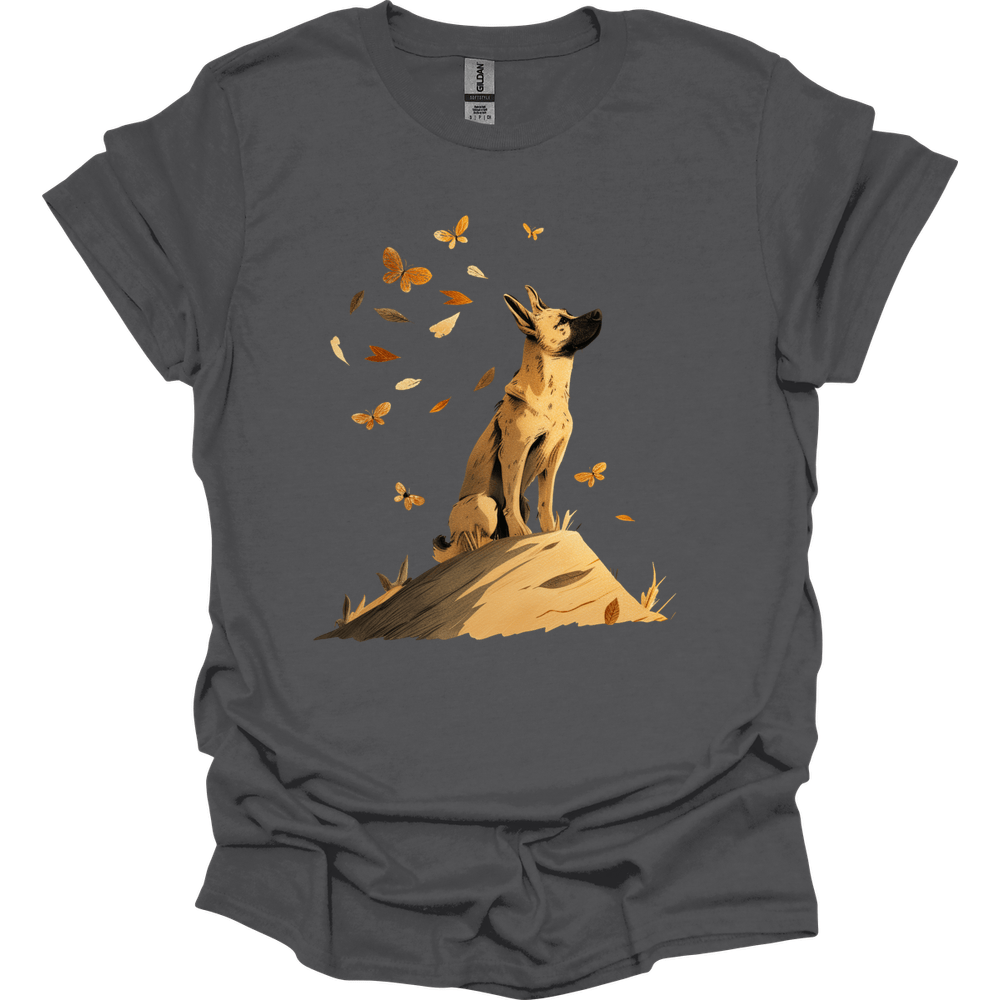 Beligian Malinois - Fall Dog T-Shirt - Charcoal
