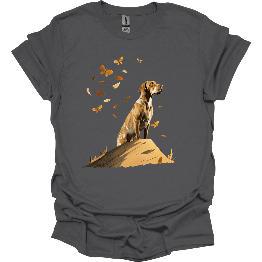 Bracco Italiano - Fall Dog T-Shirt - Charcoal