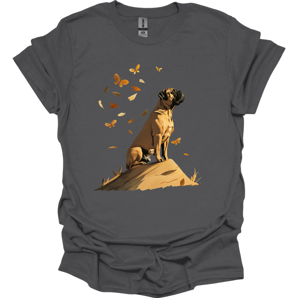 Mastiff - Fall Dog T-Shirt - Charcoal