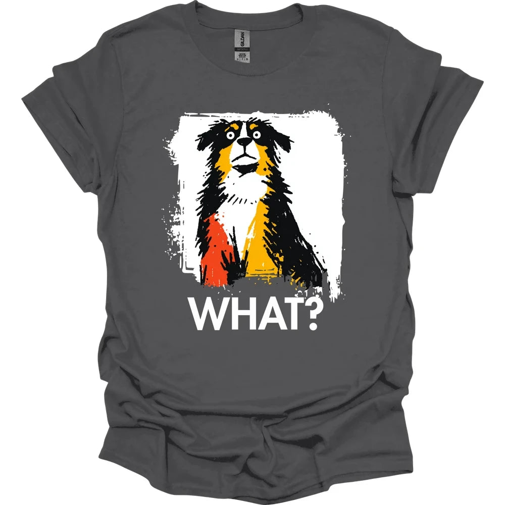 Bernese Mountain Dog - What Dog T-Shirt - Charcoal