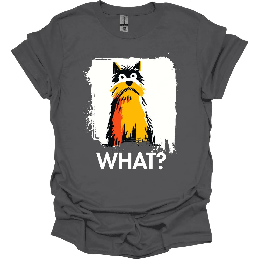 Yorkshire Terrier - What Dog T-Shirt - Charcoal