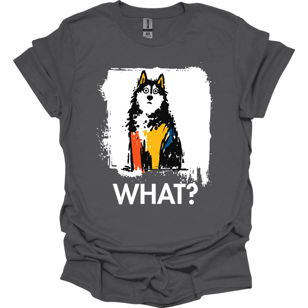 Alaskan Malamute - What Dog T-Shirt - Charcoal