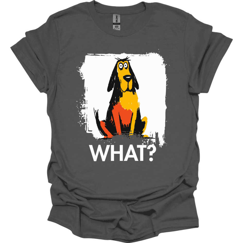 Bloodhound - What Dog T-Shirt - Charcoal