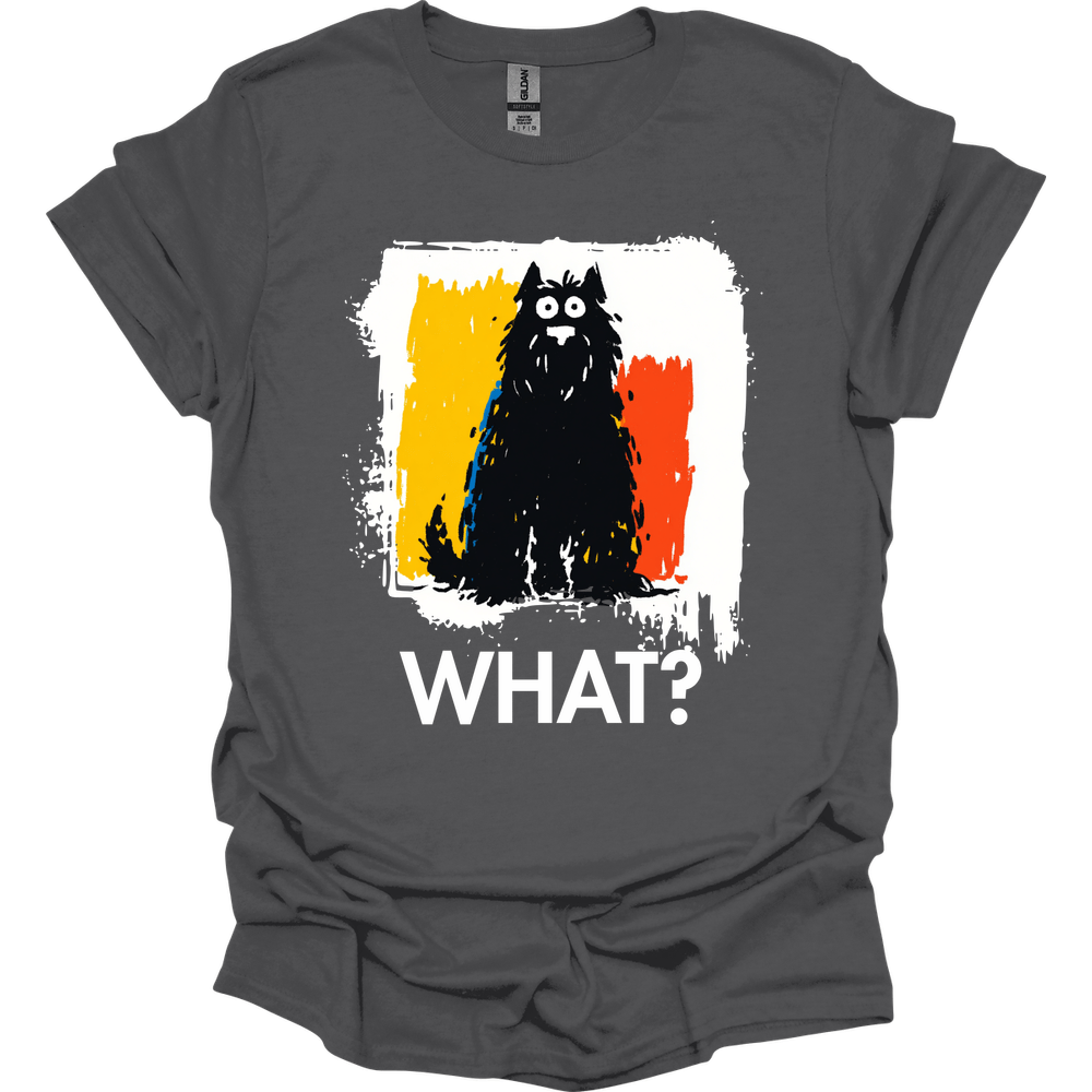 Bouvier Des Flanders - What Dog T-Shirt - Charcoal