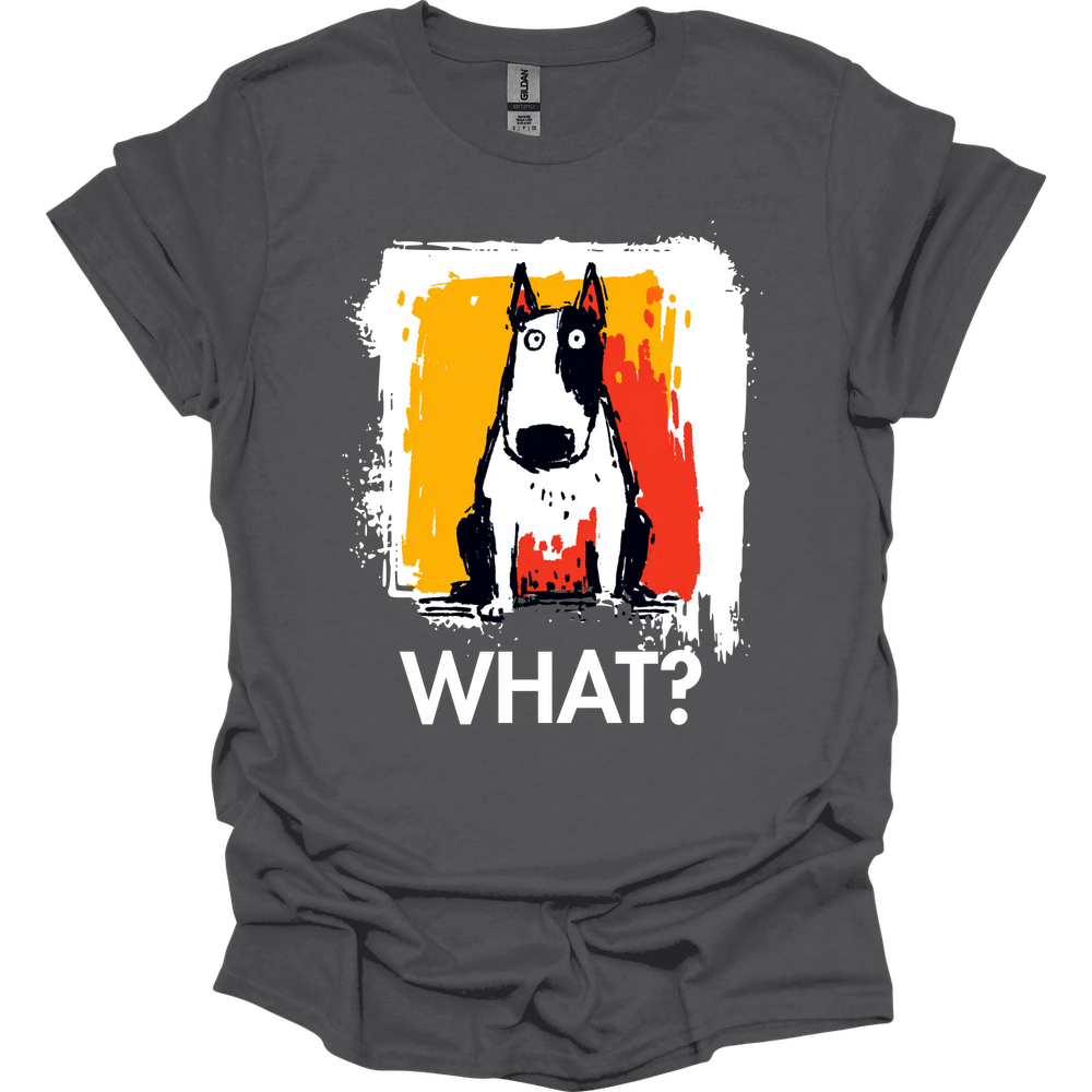 Bull Terrier - What Dog T-Shirt - Charcoal