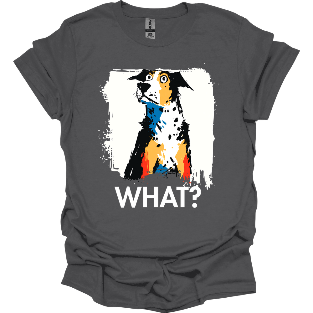 Catahoula Leopard Dog - What Dog T-Shirt - Charcoal