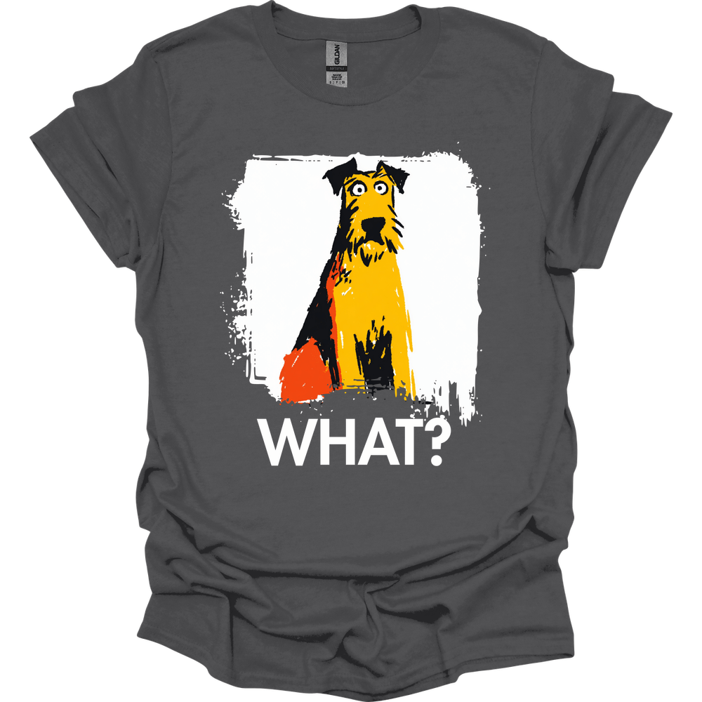 Irish Terrier - What Dog T-Shirt - Charcoal