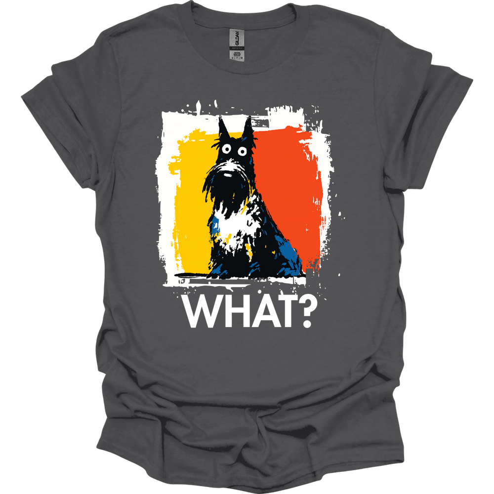 Scottish Terrier - What Dog T-Shirt - Charcoal