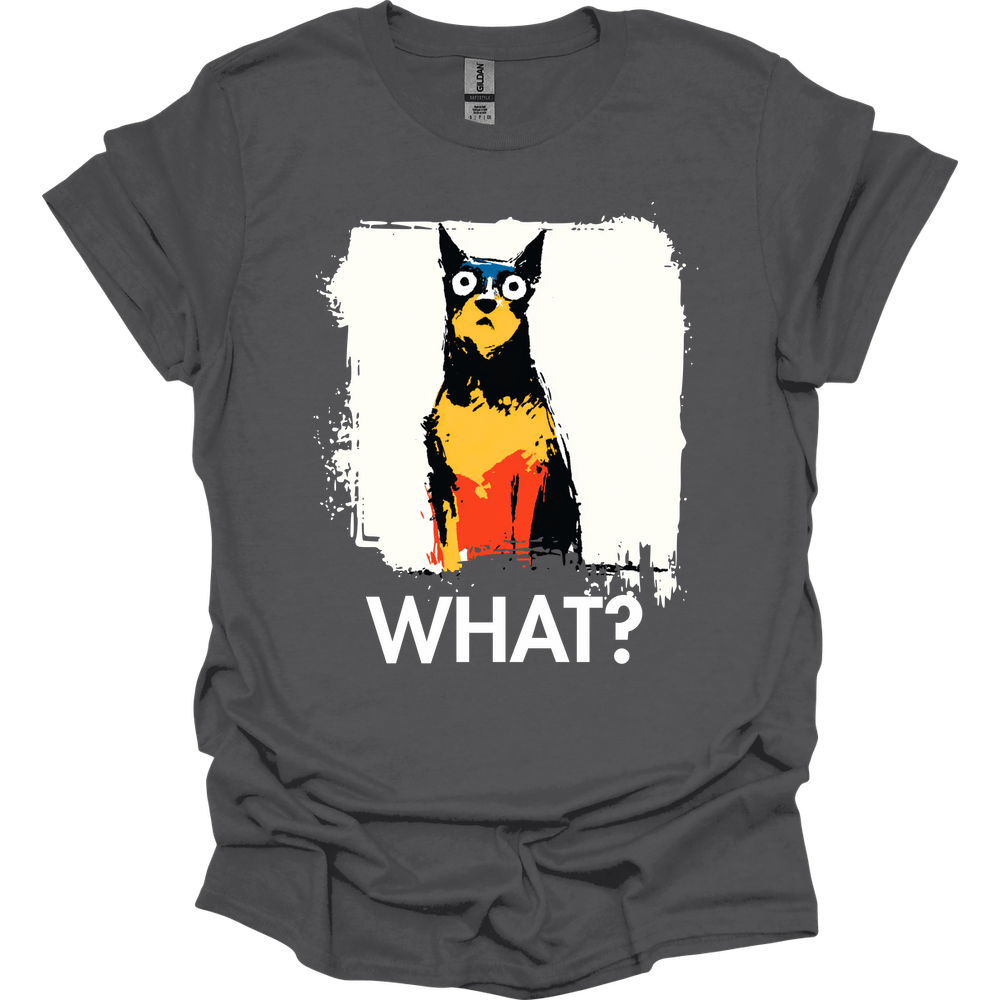 Miniature Pinscher - What Dog T-Shirt - Charcoal