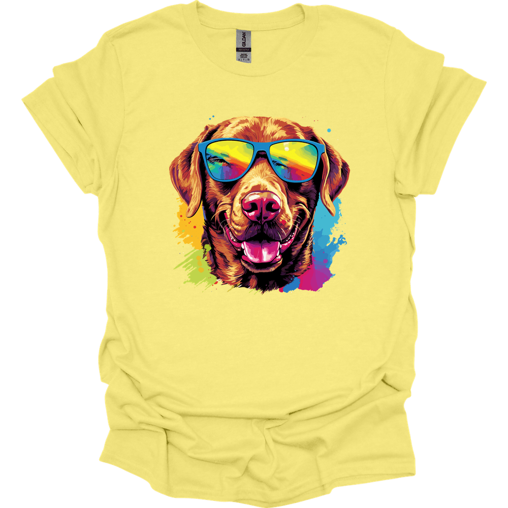 Chesapeake Bay Retriever - Top Dog T-Shirt - Cornsilk