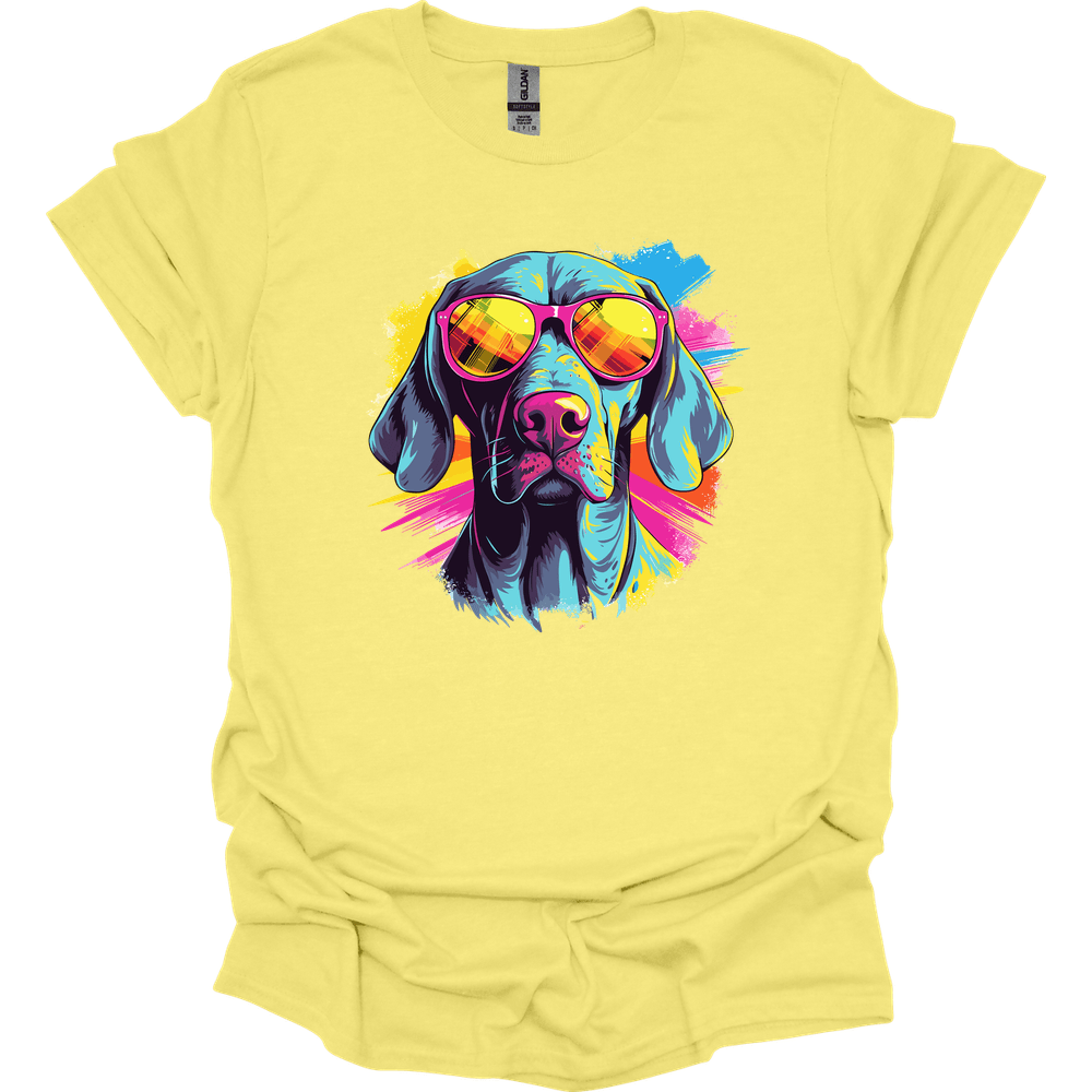 Weimaraner - Top Dog T-Shirt - Cornsilk