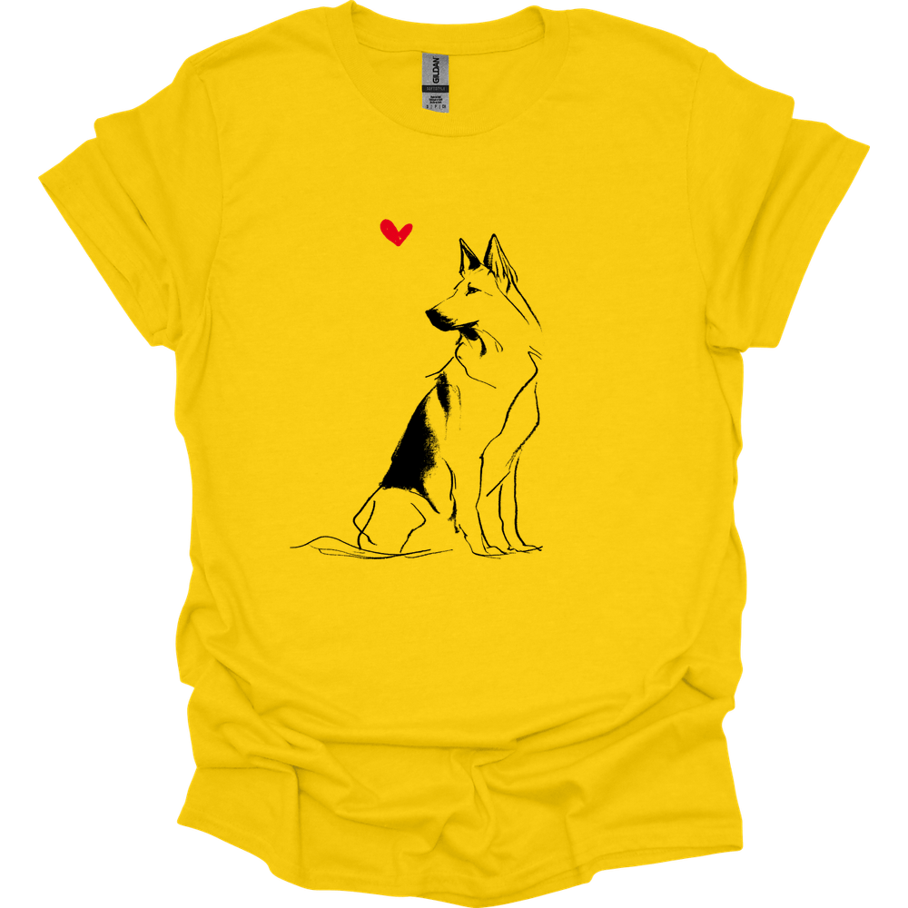 Dutch Shepherd - Sketch Dog T-Shirt - Daisy