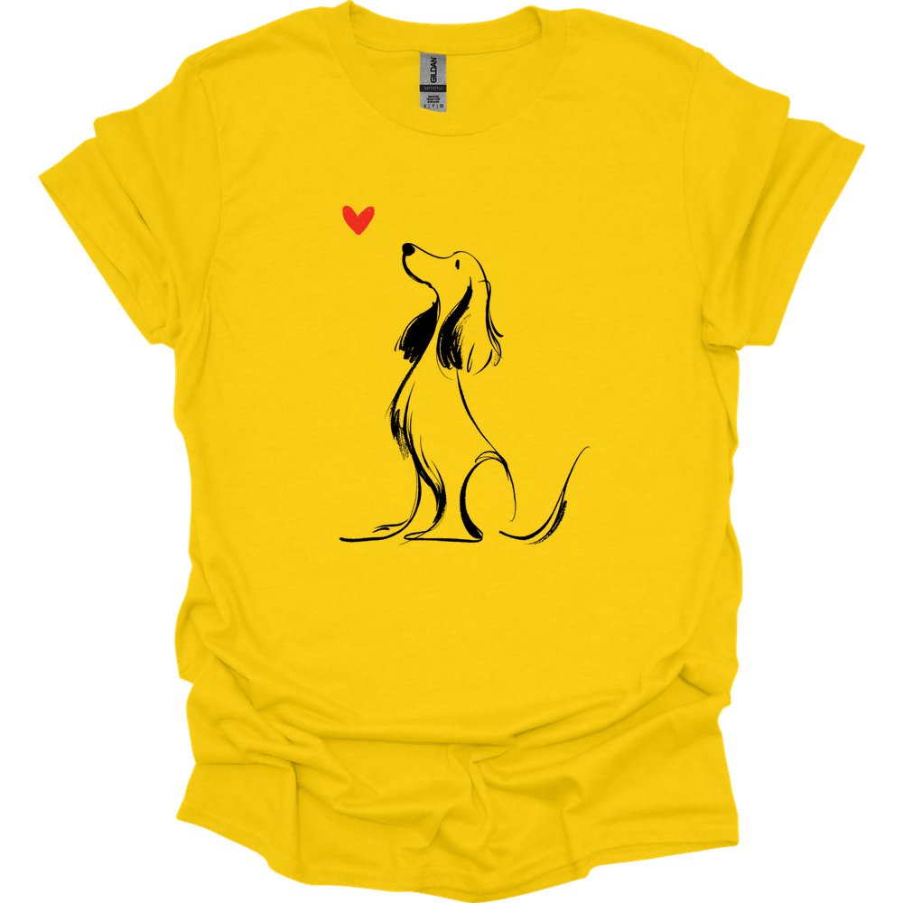 Cocker Spaniel - Sketch Dog T-Shirt - Daisy