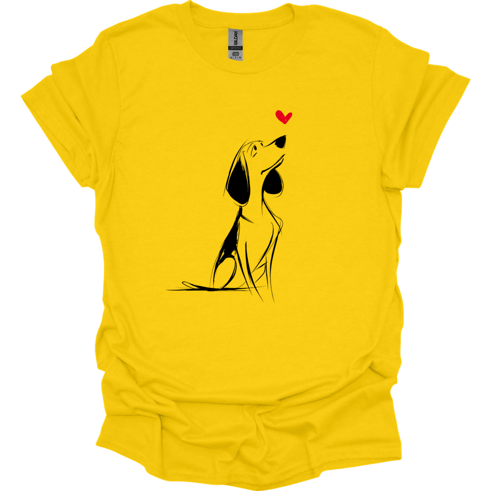 Beagle - Sketch Dog T-Shirt - Daisy