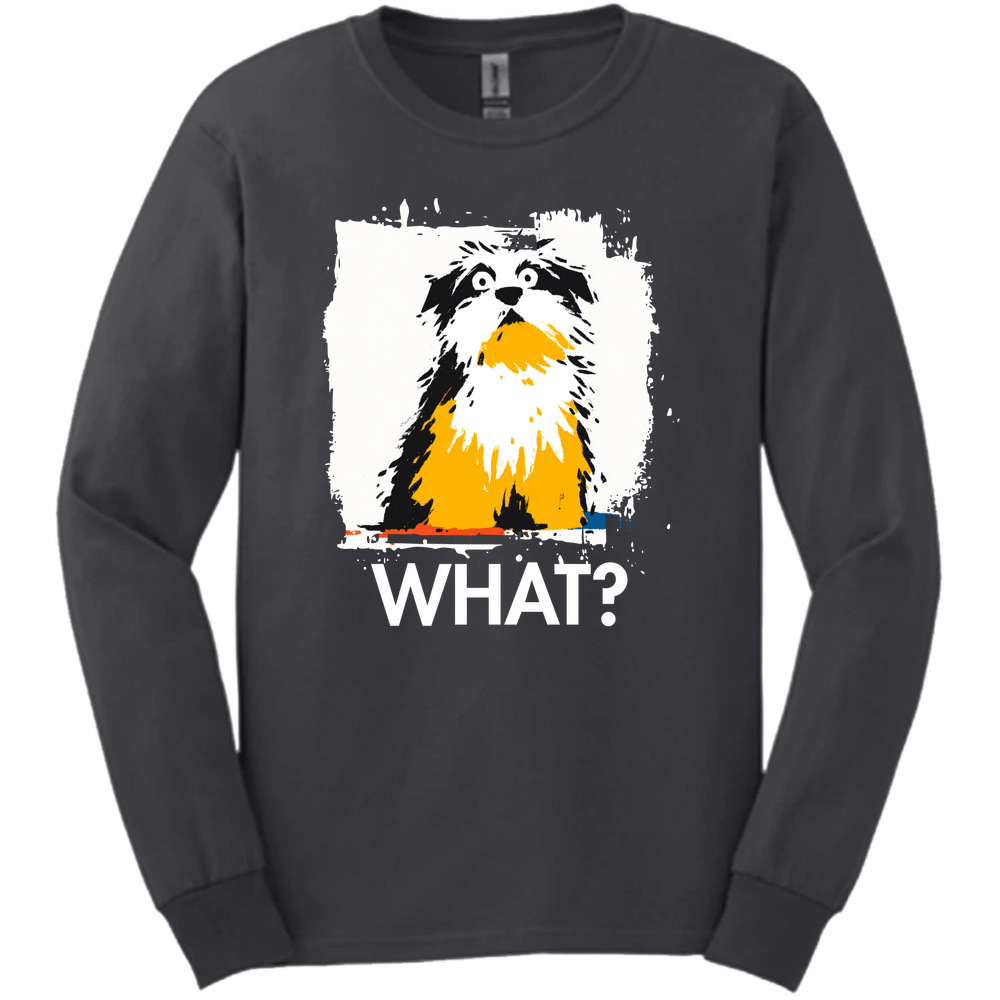 Havanese - What Dog Long Sleeve Tee - Dark Heather