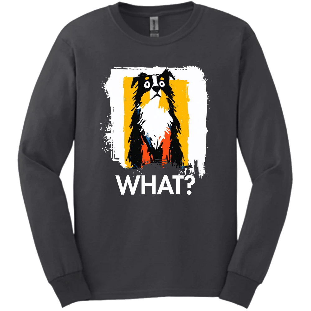 Miniature American Shepherd - What Dog Long Sleeve Tee - Dark Heather
