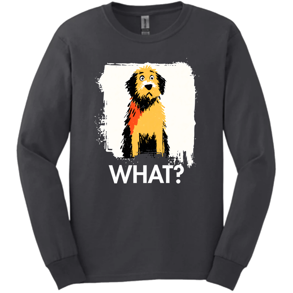 Labradoodle - What Dog Long Sleeve Tee - Dark Heather