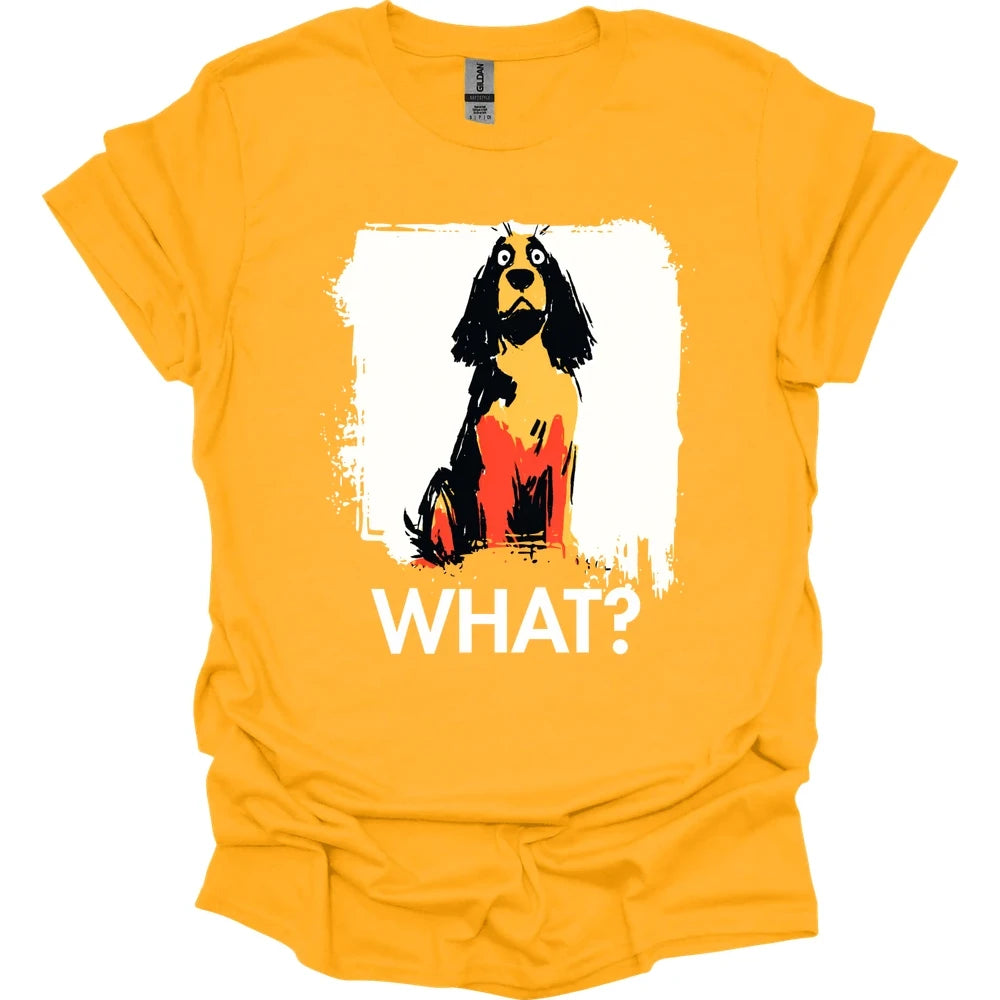 Cocker Spaniel - What Dog T-Shirt - Gold