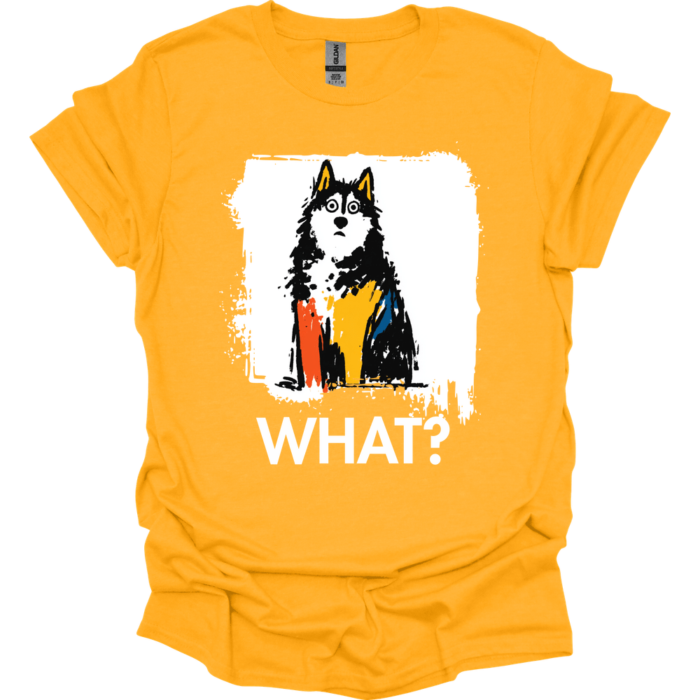 Alaskan Malamute - What Dog T-Shirt - Gold