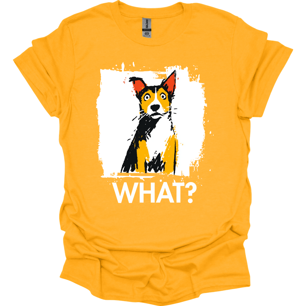 Basenji - What Dog T-Shirt - Gold
