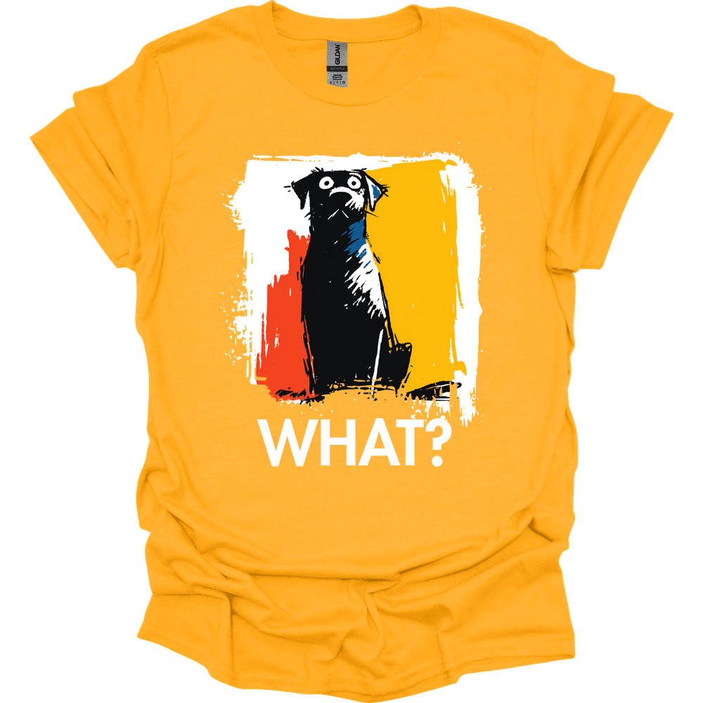 Black Labrador - What Dog T-Shirt - Gold