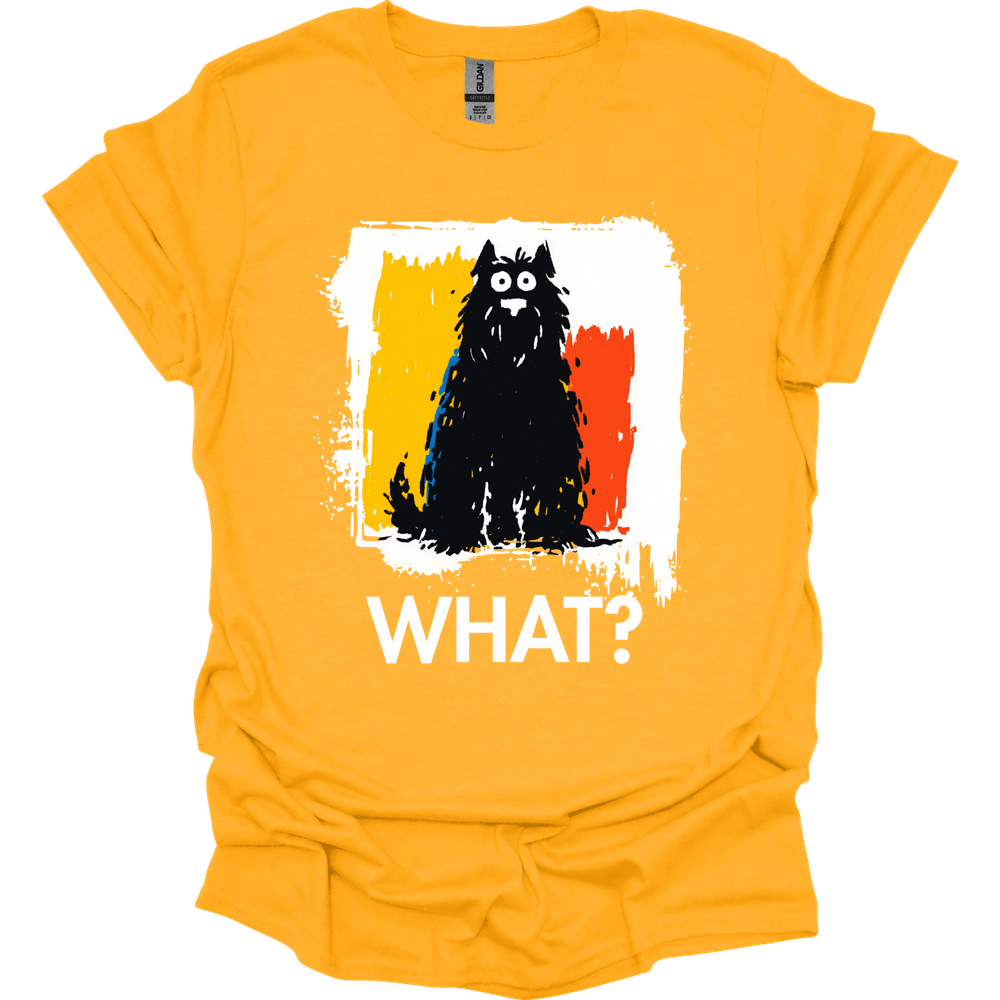 Bouvier Des Flanders - What Dog T-Shirt - Gold