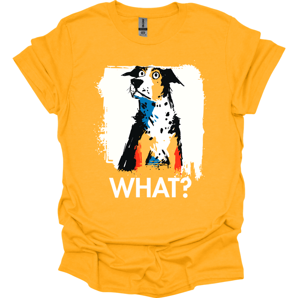 Catahoula Leopard Dog - What Dog T-Shirt - Gold