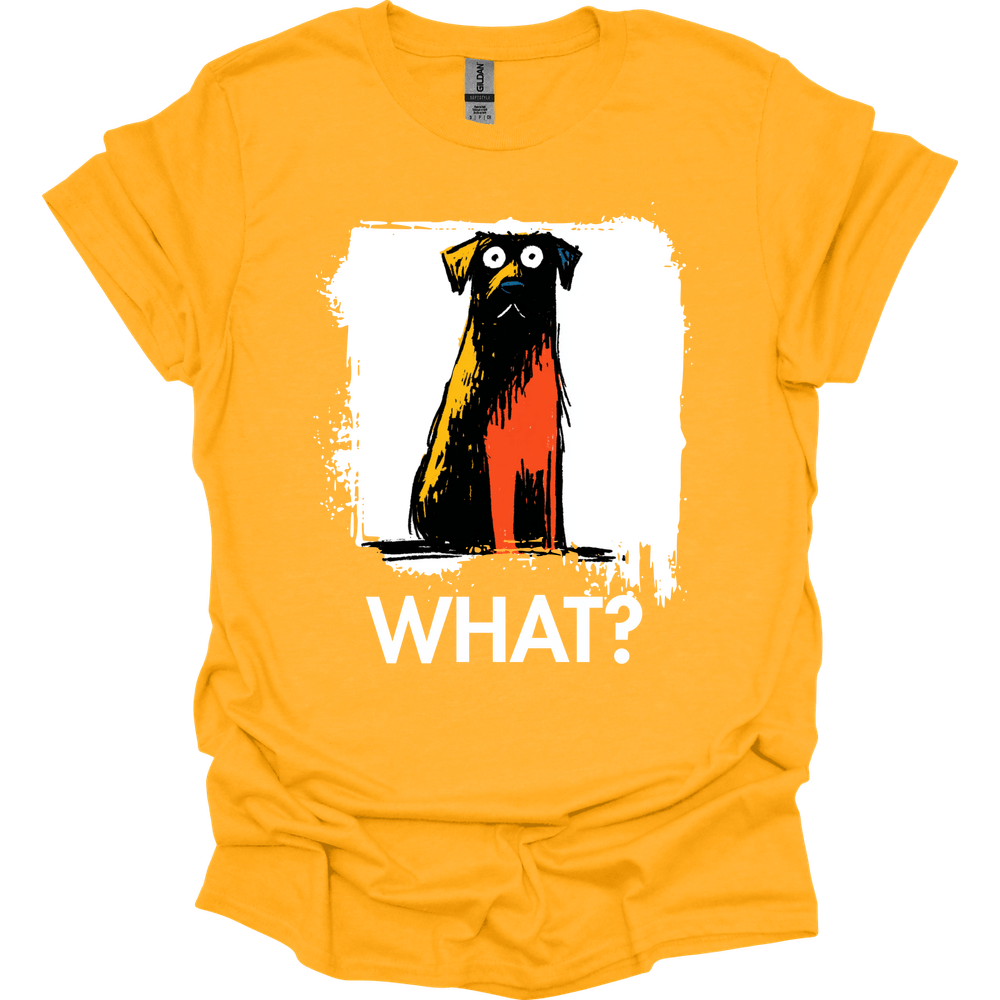 Chocolate Labrador - What Dog T-Shirt - Gold