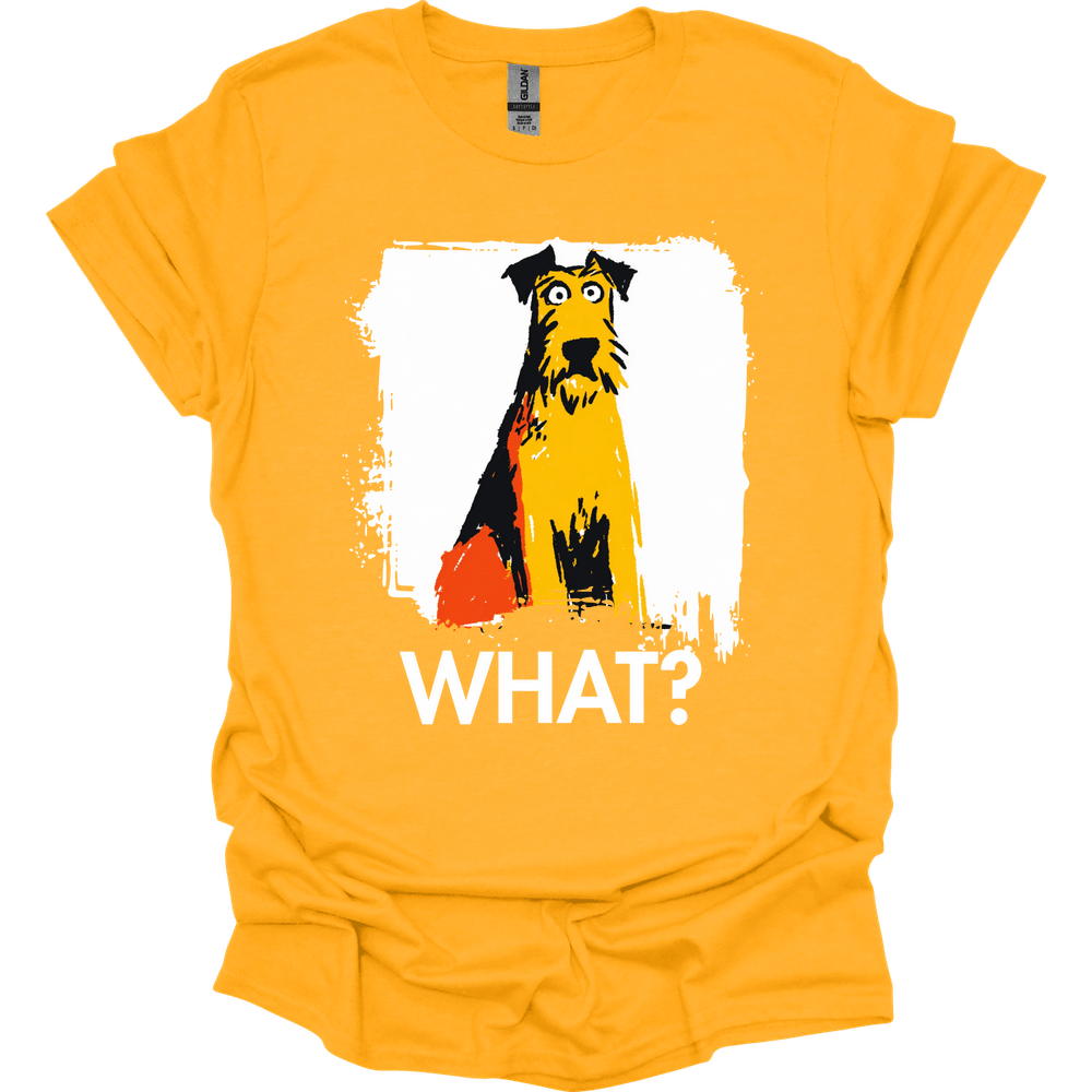 Irish Terrier - What Dog T-Shirt - Gold