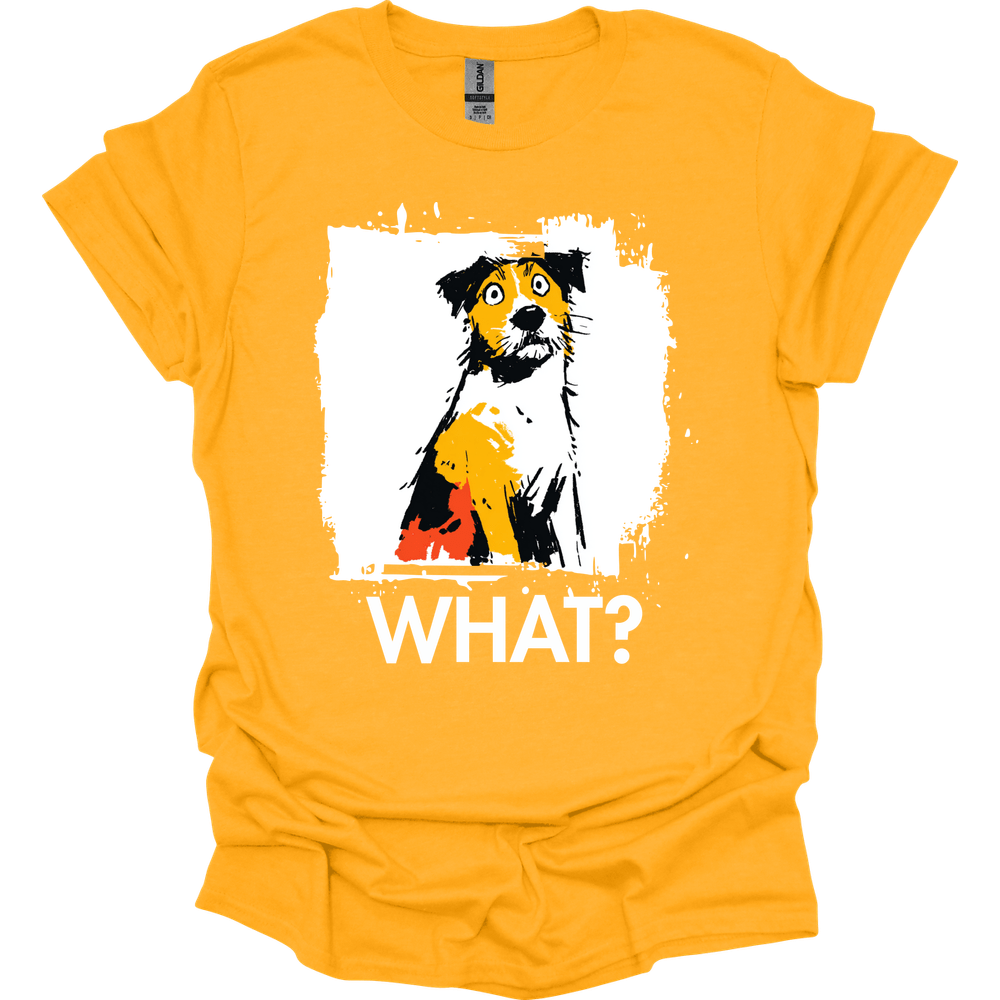 Jack Russell - What Dog T-Shirt - Gold