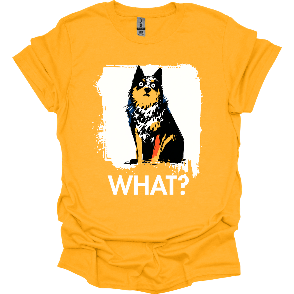 Australian Cattle Dog - What Dog T-Shirt - Gold
