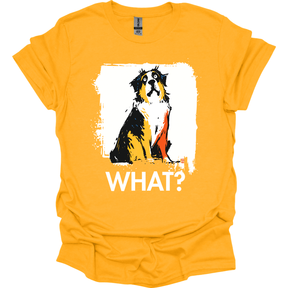Saint Bernard - What Dog T-Shirt - Gold