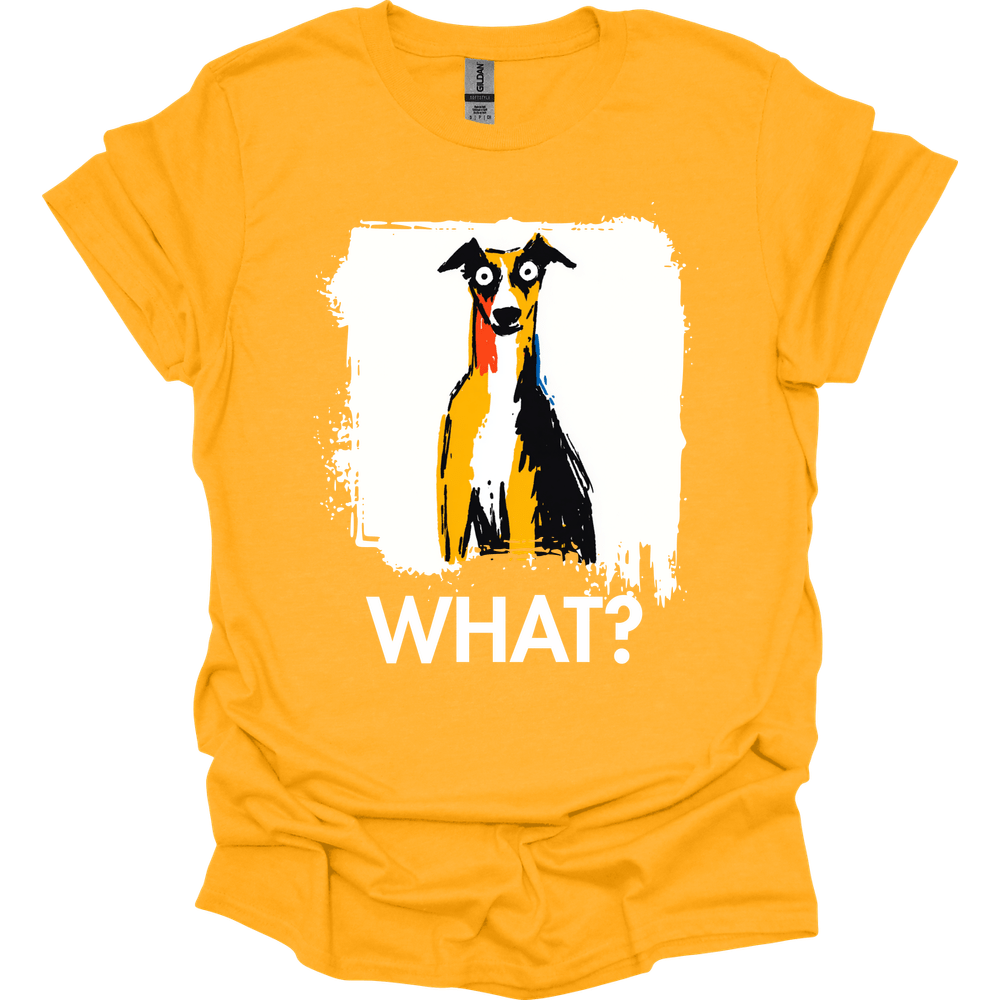Whippet - What Dog T-Shirt - Gold
