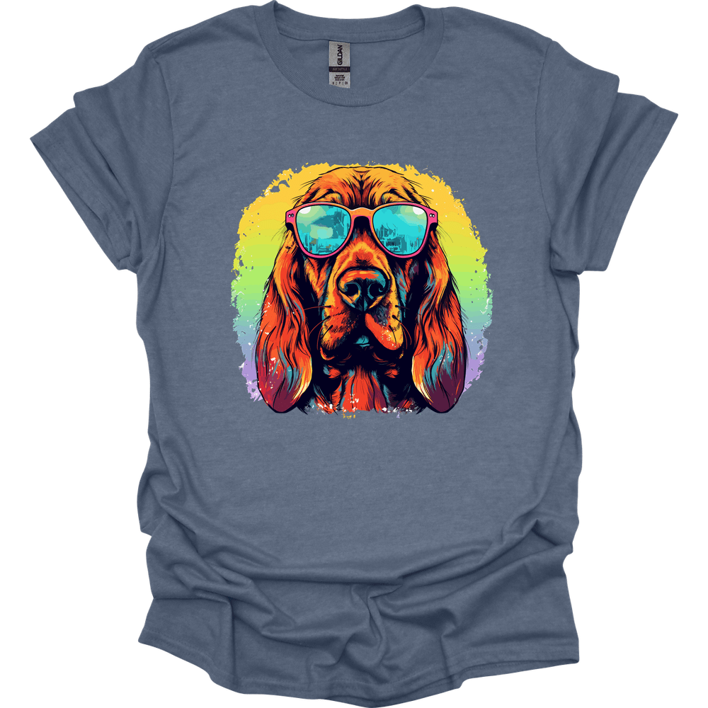 Bloodhound - Top Dog T-Shirt - Heather Indigo