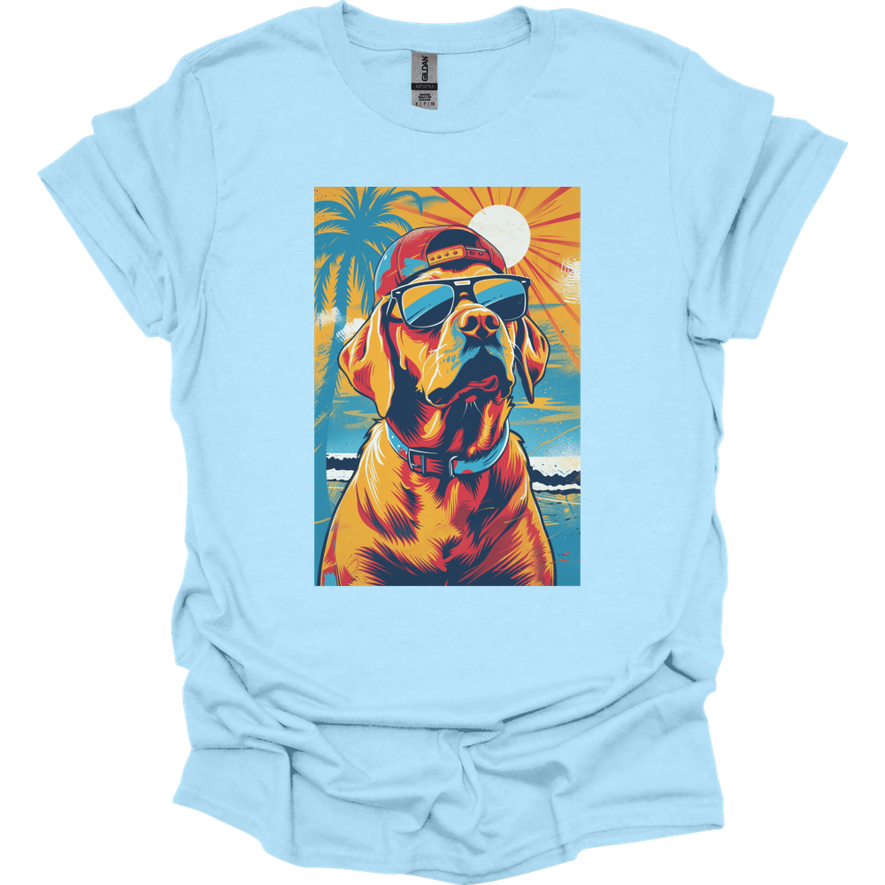 Vizsla - Summer Dog T-Shirt - Light Blue
