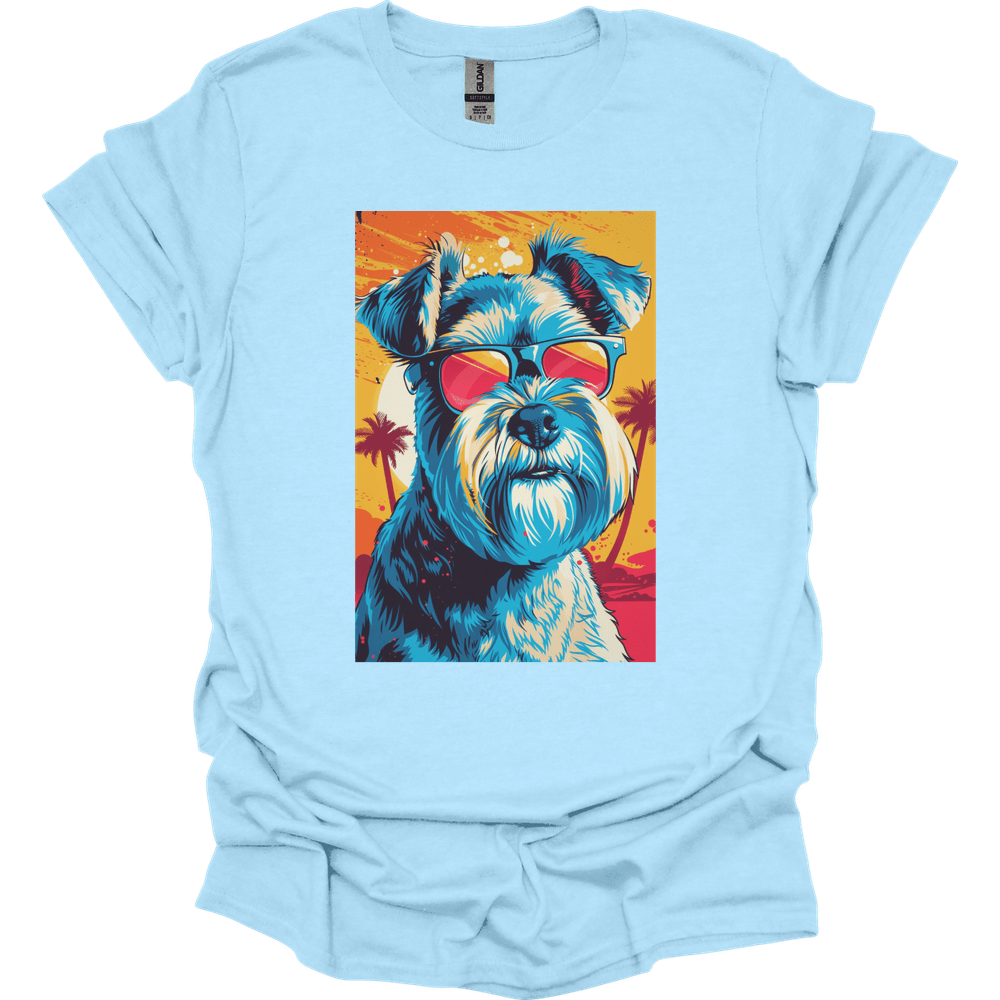Kerry Blue Terrier - Summer Dog T-Shirt - Light Blue