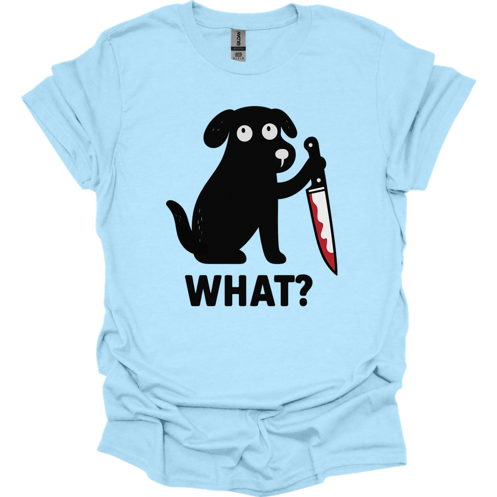 What Dog T-Shirt - Light Blue