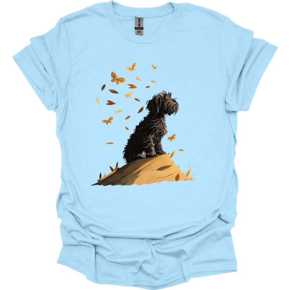 Portuguese Water Dog - Fall Dog T-Shirt - Light Blue