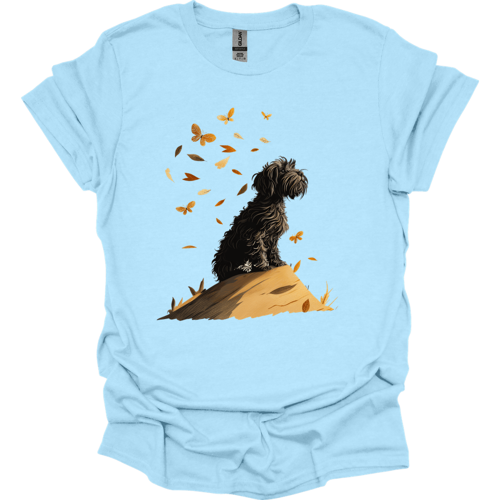 Portuguese Water Dog - Fall Dog T-Shirt - Light Blue