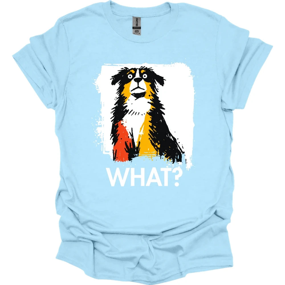 Bernese Mountain Dog - What Dog T-Shirt - Light Blue