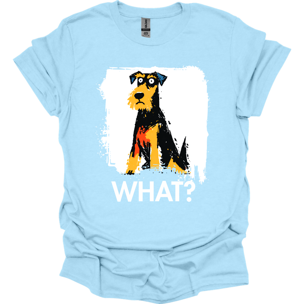 Airedale - What Dog T-Shirt - Light Blue