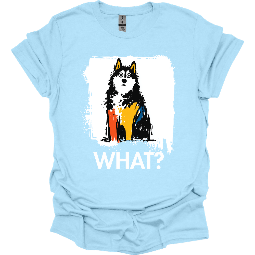 Alaskan Malamute - What Dog T-Shirt - Light Blue