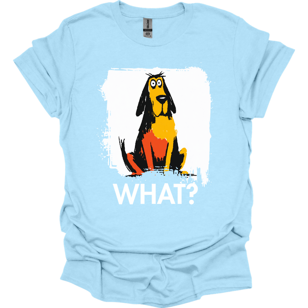 Bloodhound - What Dog T-Shirt - Light Blue
