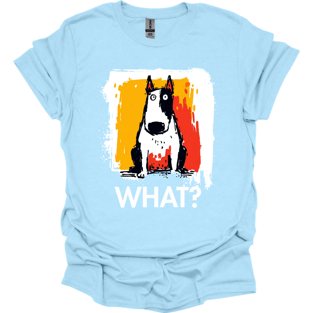 Bull Terrier - What Dog T-Shirt - Light Blue