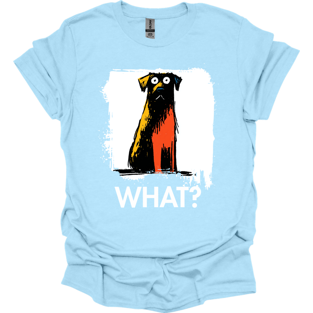 Chocolate Labrador - What Dog T-Shirt - Light Blue
